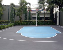 PEMBUATAN LAPANGAN BASKET